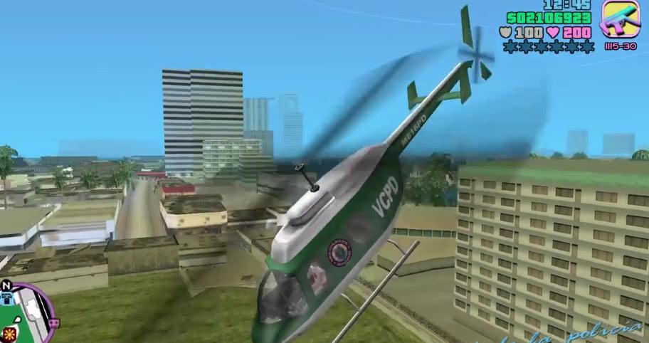 《罪恶都市》到《gta5》的警用直升机发展史,下水秘籍