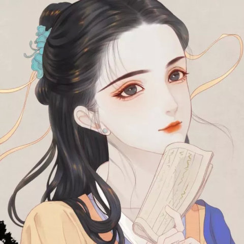 倾国倾城·古风·女生头像:留花瓣随风飘荡,我要将过往都储藏