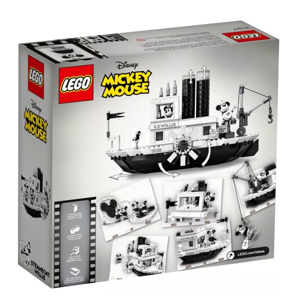 开船喽!汽船威利号 lego ideas steamboat willie (21317) 正式公布