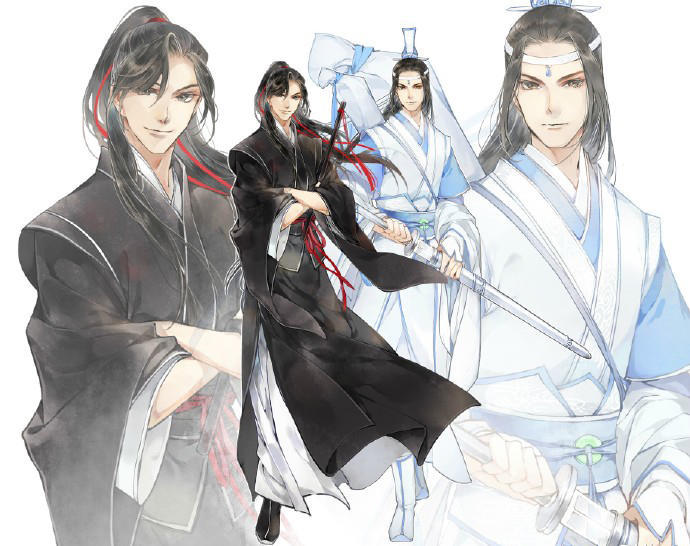 《魔道祖师》同道殊途众人图,羡羡超级帅气,师姐落泪凄美!