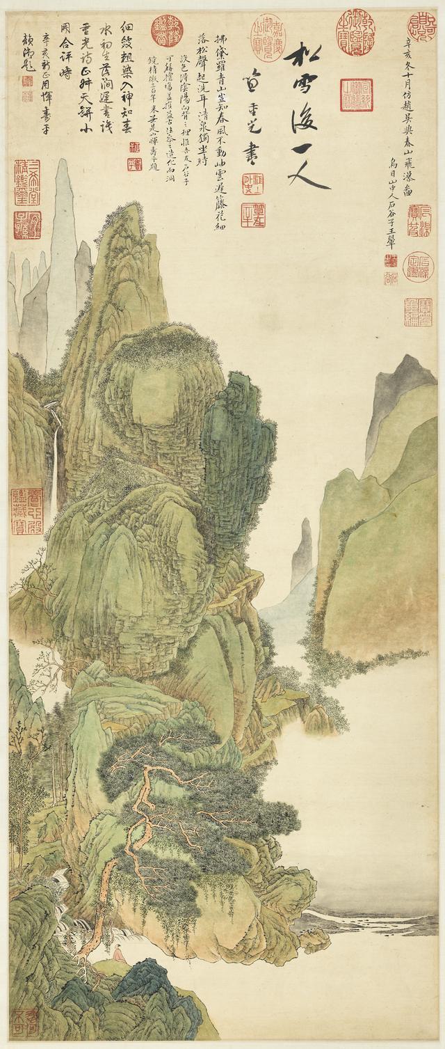 画里游春:画家王翚,王原祁春光里的青绿山水