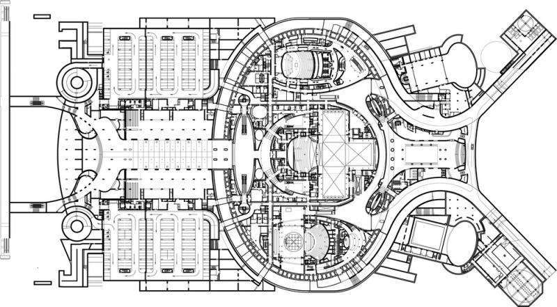国家大剧院平面图