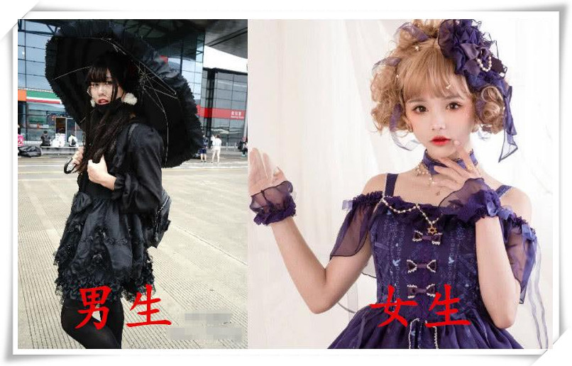 男生不止能穿汉服,洛丽塔装一样很美,网友:娘化这么流行?
