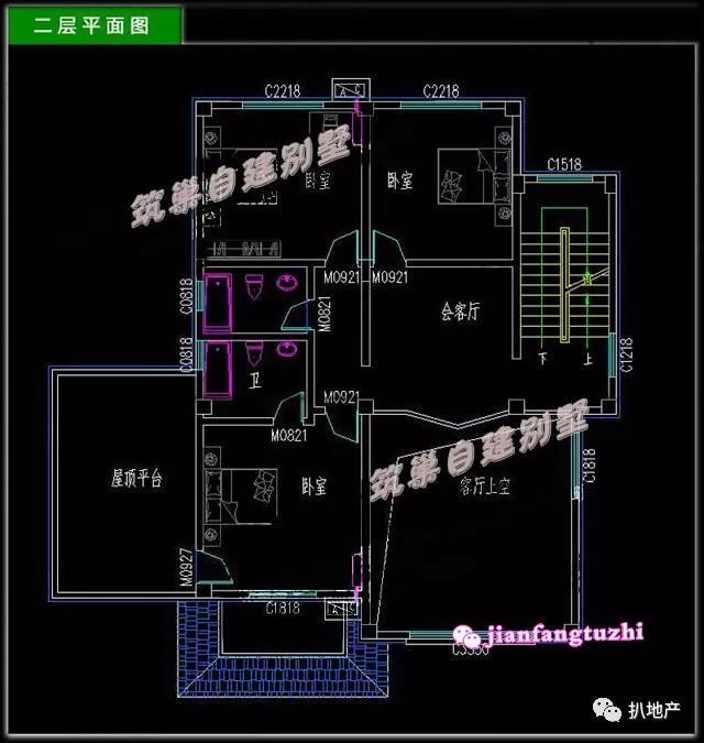 28万农村三层房屋设计图建成效果对比:125平米带落地窗 挑空客厅