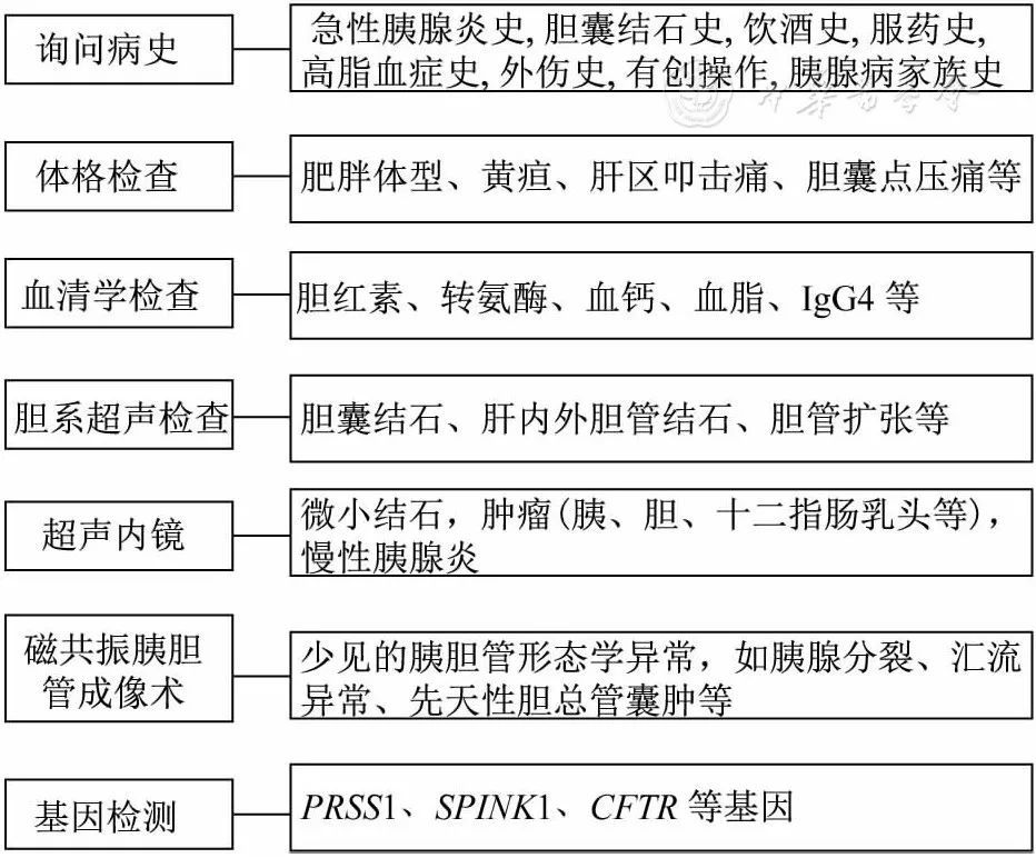 重视急性胰腺炎病因的诊治