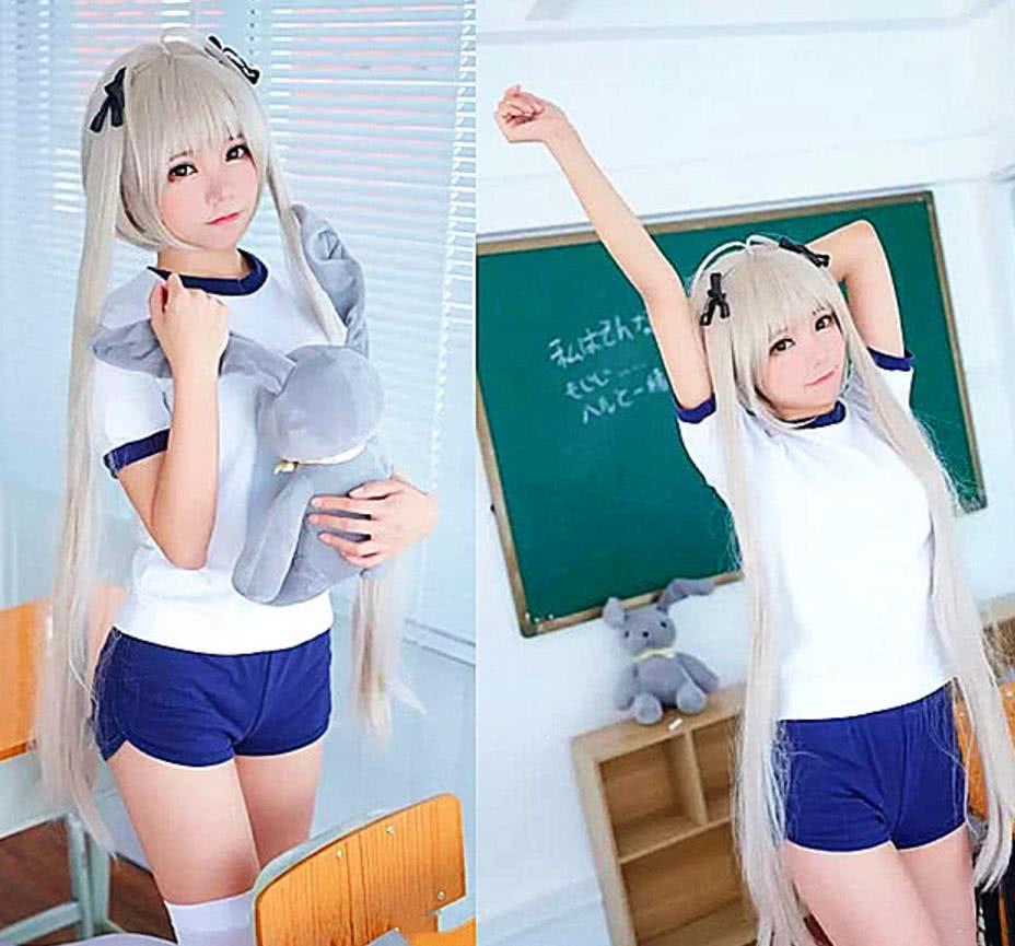 未成年萝莉cos穹妹,体操服加元气少女,网友:我要等你