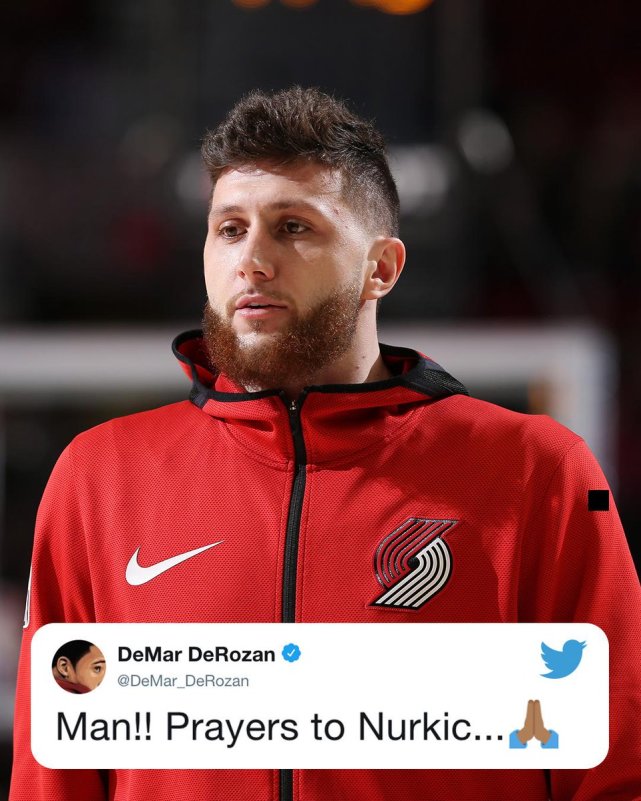 考辛斯韦德等众球星为努尔基奇祈福:快点好起来吧