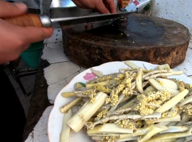 椰子壳y做的比肉还要好吃的凉拌菜!简单易做.