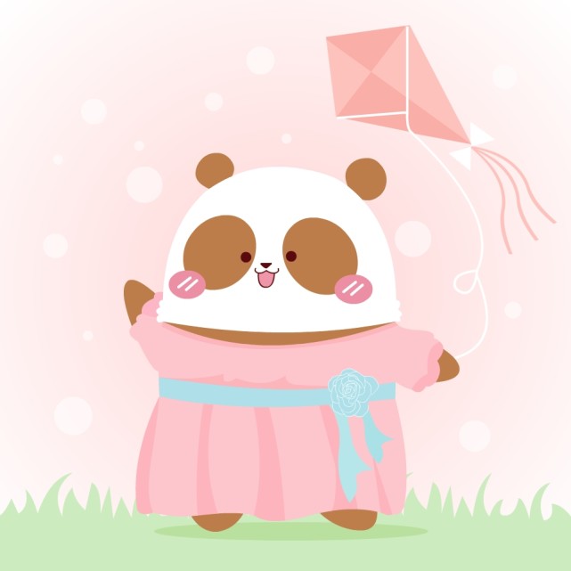 春天来了,可爱的咖啡头像