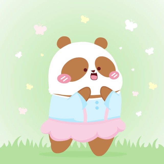 春天来了,可爱的咖啡头像
