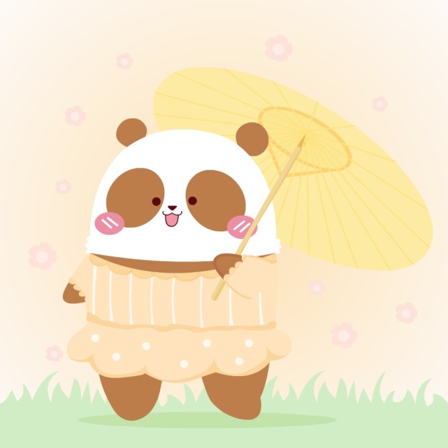 春天来了,可爱的咖啡头像