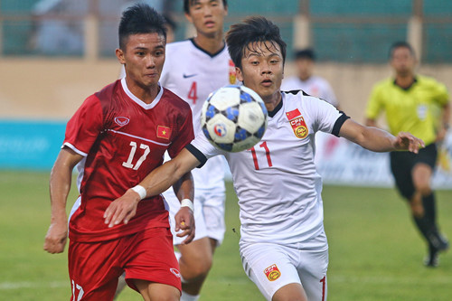 U19邀请赛国青0-1负越南 全场被压制射门比3-20