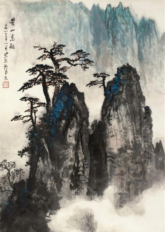 新金陵画派代表画家魏紫熙山水画作品欣赏