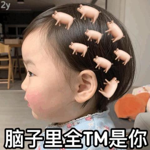 可爱·萌娃·表情包:你骂我,你完了,你两年找不到对象