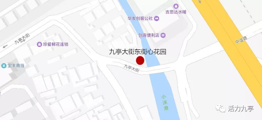 北侧,小涞港西侧 拟建设时间:2019年3月 淀浦河滨水绿带沪亭路节点