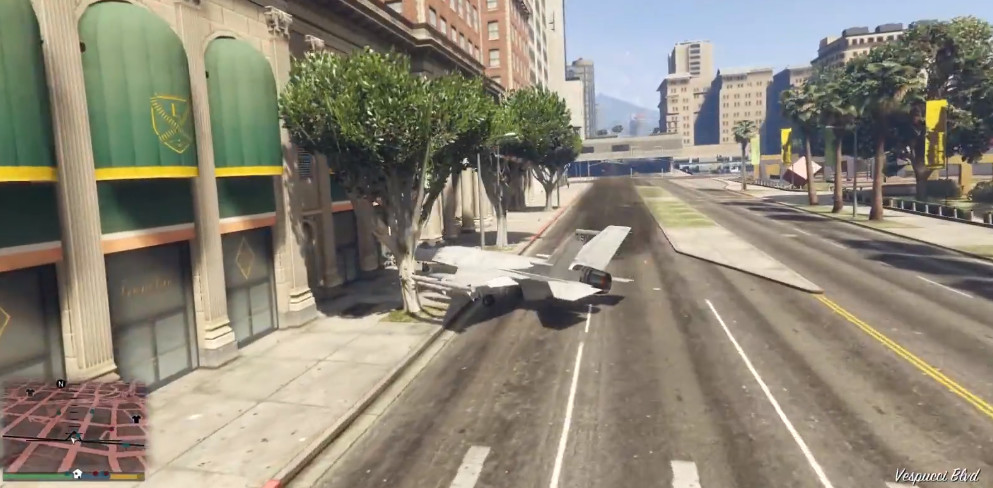 Gta5 战斗机重量改吨 能飞起来 最强推土机 看点快报