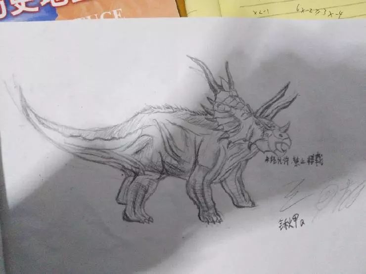 竟然有恐龙出没现实世界,你没见过的方舟手绘图!