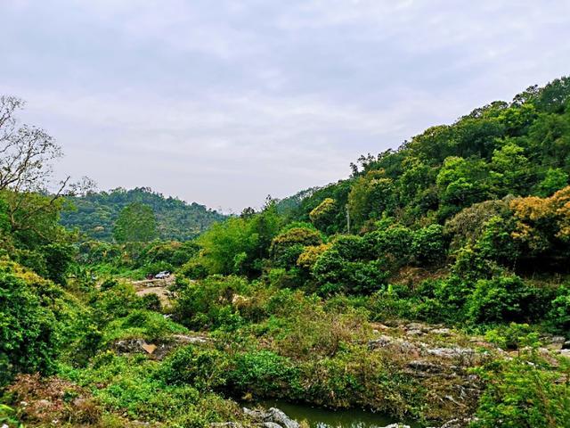 东莞1小时车程,增城正果兰溪玩水点,大石和河沙形成一