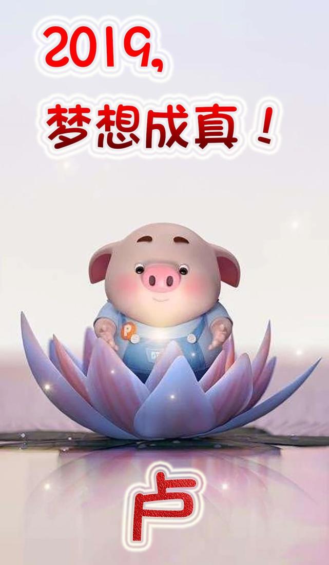 最新猪小屁祝福系列姓氏壁纸,希望大家能够喜欢