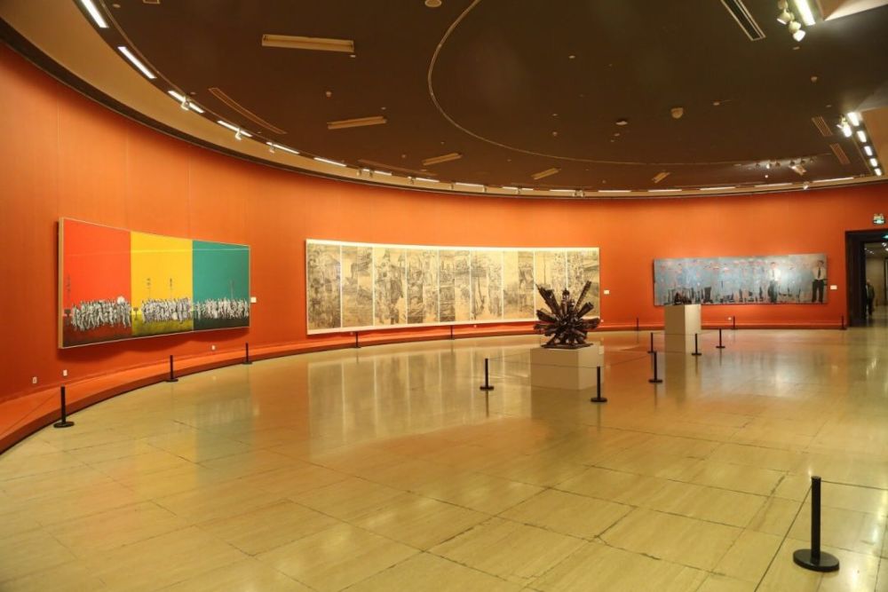 中国美术馆一层展厅的主题展