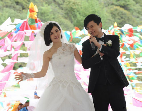 谢娜的结婚照和婚纱照_张杰谢娜结婚照婚纱照(3)