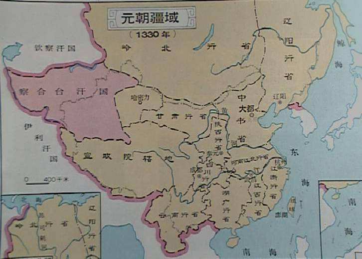 人口元朝_元朝版图