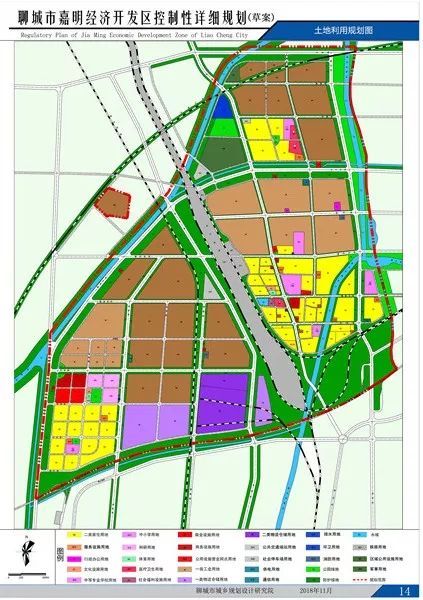 聊城市嘉明经济开发区用地的开发建设,统筹安排规划范围内的土地使用