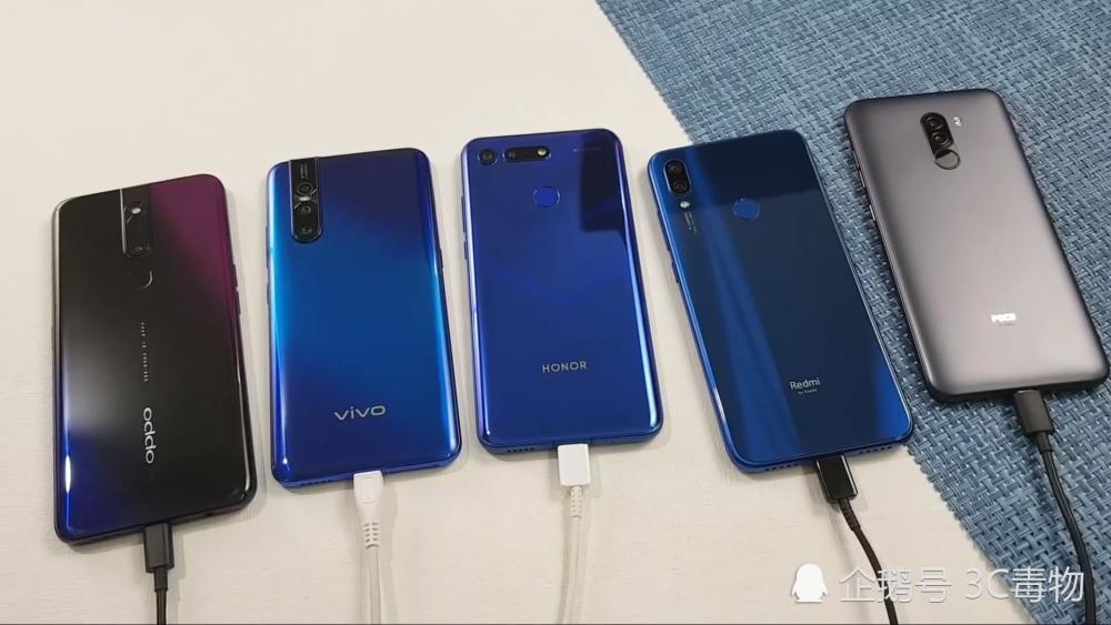 5手机续航测试:荣耀V20第3红米Note7第4第一