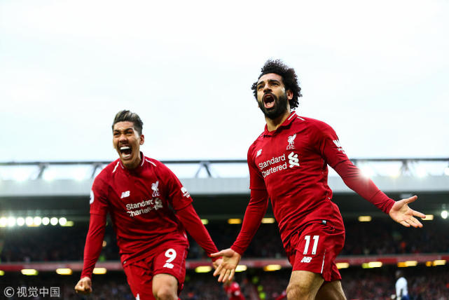 英超-利物浦2-1热刺超曼城登顶 菲米破门萨拉赫
