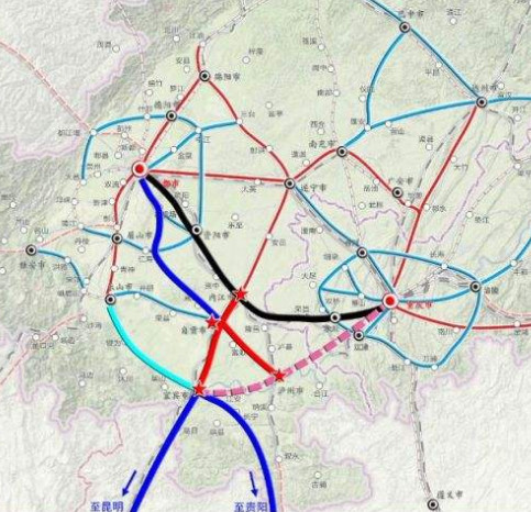 四川这条高铁线路正施工,预计2023年竣工,形成多市间