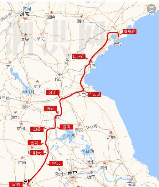 安徽喜迎新高铁入驻,途经定远,明光6地市,预计2020年