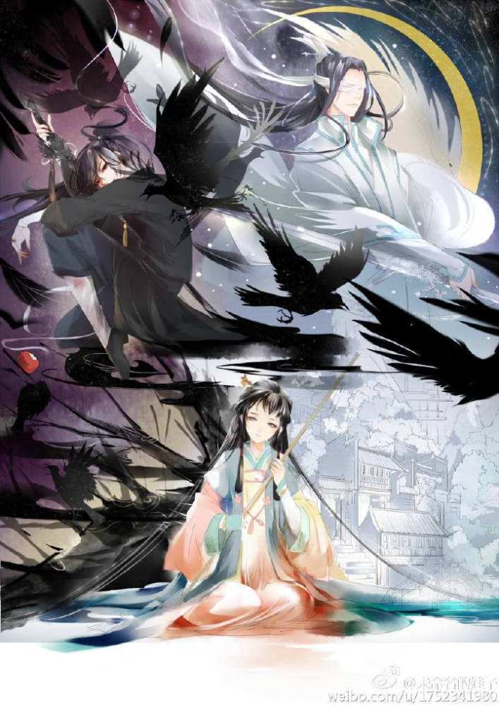 魔道祖师第二季精美插画:义城有三盲,真盲,假盲,心盲!