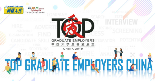 前程无忧应届生求职网联合评选2019中国