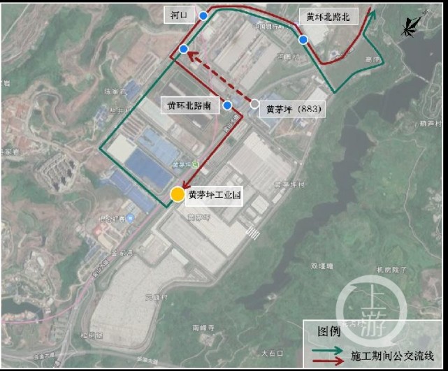 5日起金山大道施工部分道路改道 三路公交车站有调整