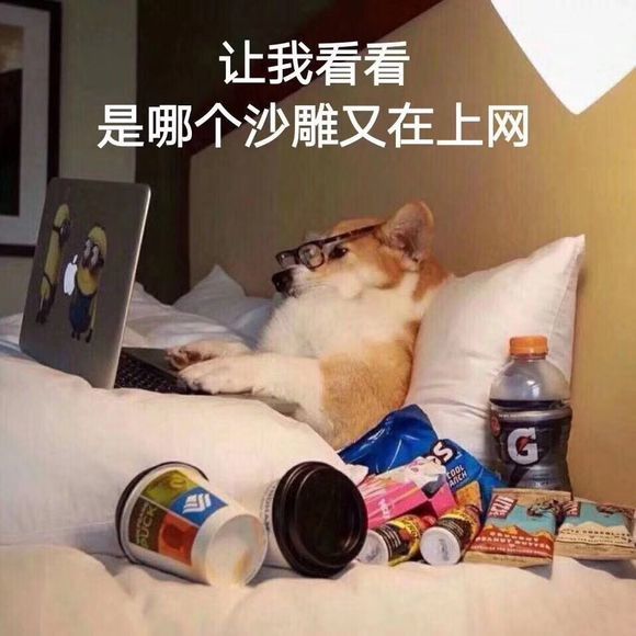 搞笑萌萌的表情包,我在睡一会儿
