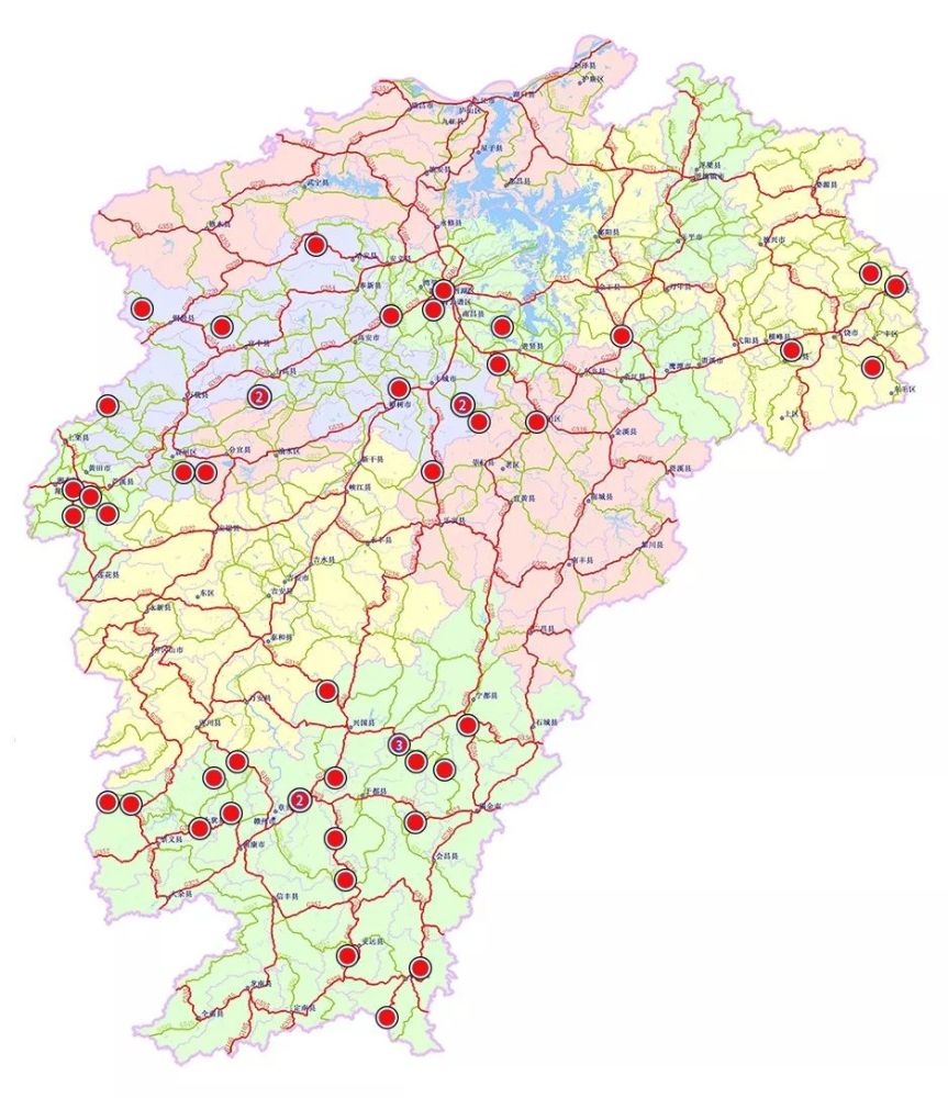 2019年清明江西省国省道公路运行预测