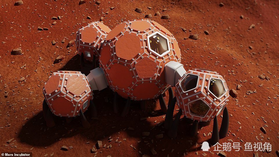 火星上的房子长这样?nasa公布3d打印火星基地设计成果