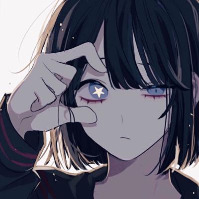 酷丧系·动漫·女生头像:这里荒芜寸草不生,只等你来