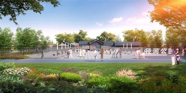 武汉打造径河公园十里花海 为军运会打call