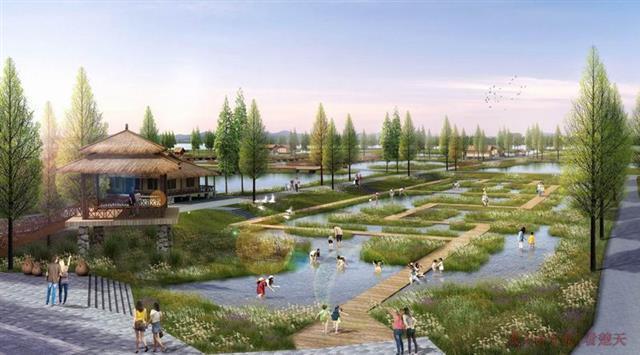 武汉打造径河公园十里花海 为军运会打call