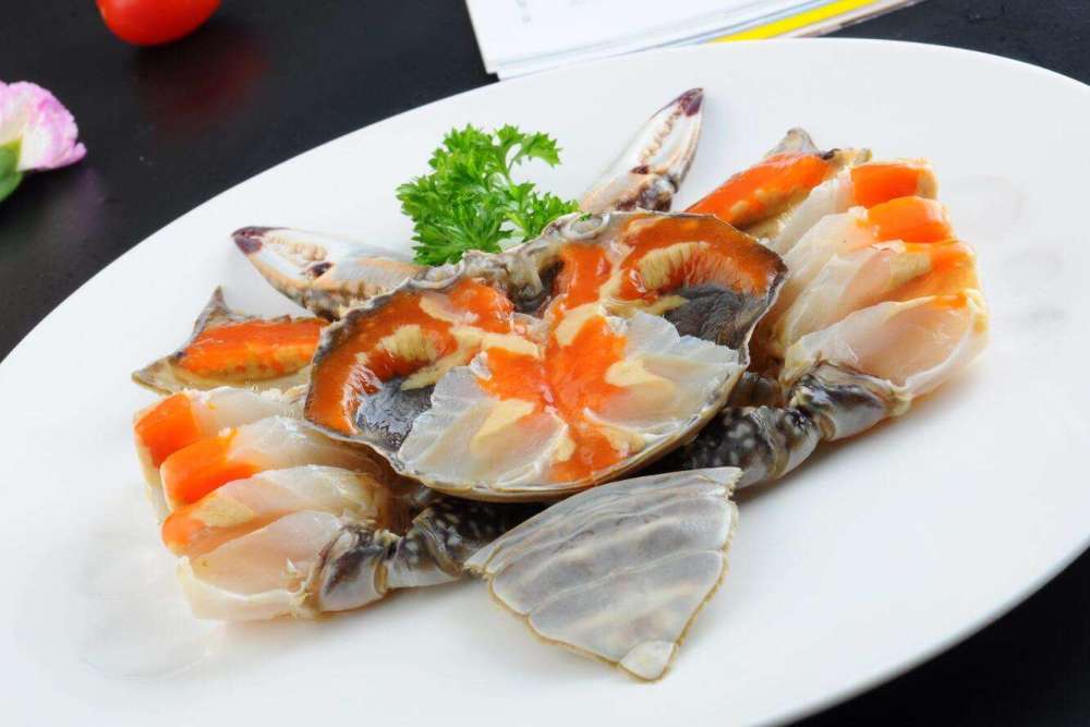 红膏咸炝蟹
