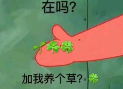 最近火了"养草吗"表情包:爱是一道光,绿的你发慌