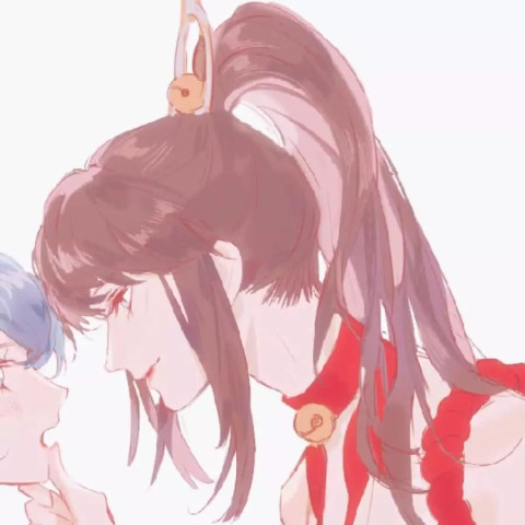 卡哇伊·少女·情头:以你作诗,半字为痴,故我落笔迟迟!