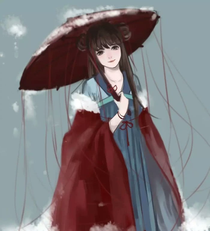 清新脱俗·古风·女生头像:我有相思不可说,素心一片难着墨
