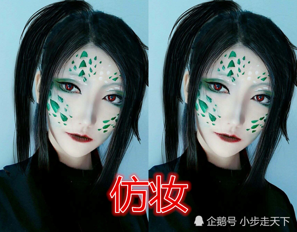 白蛇缘起:小青的手绘忍了,仿妆也忍了,看到手办简直a爆了!