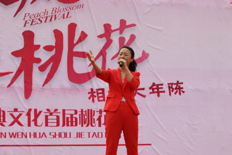 "春风扑面来,桃花朵朵开",惠民大年陈镇桃花节开幕