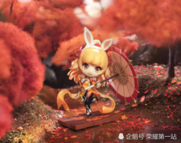 玩家晒珍藏公孙离q版手办,可爱到极致,网友:好萌的小兔子!