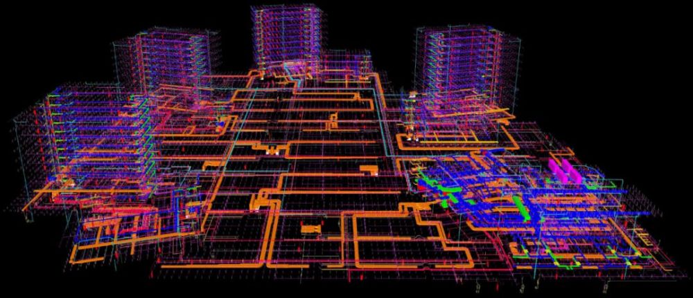 借助bim技术,加快机电管线综合出图的速度