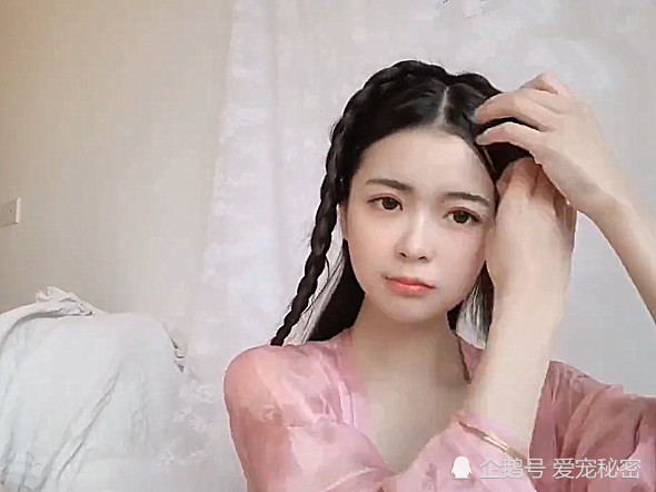 穿汉服别再扎丸子头了,忒土!最近流行这样扎,短发看了