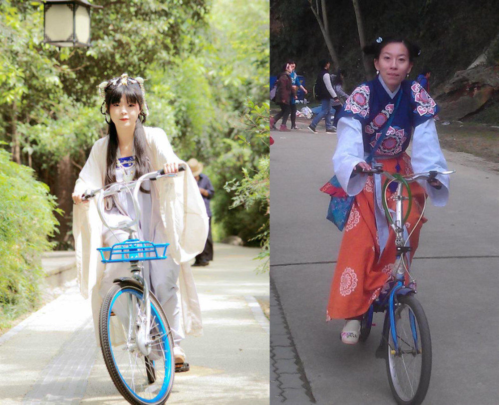 汉服,自行车